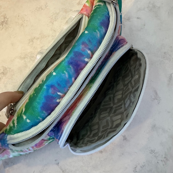 Fila Unisex Fanny Pack Belt Bag, OS, Multicolor Rainbow Tie Dye - Picture 4 of 8